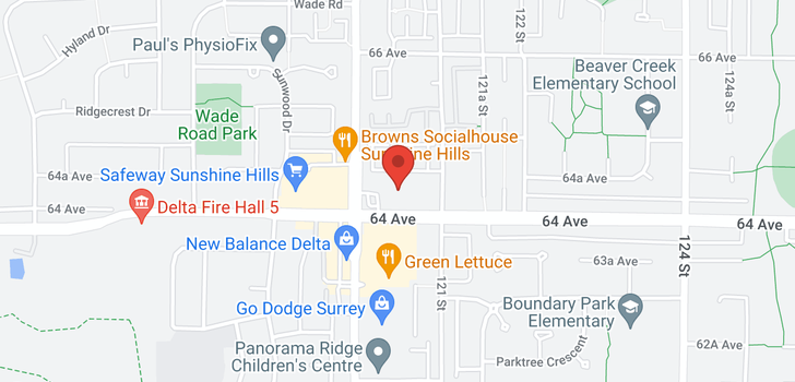 map of 322 12039 64 AVENUE